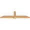 Ekena Millwork Eugene Smooth Timber Gable Bracket, Western Red Cedar, 72"W x 21"H x 3 1/2"D x 5 1/2"F, 7/12 Pitch GBW072X21X0406EUG00SWR - alternate 2